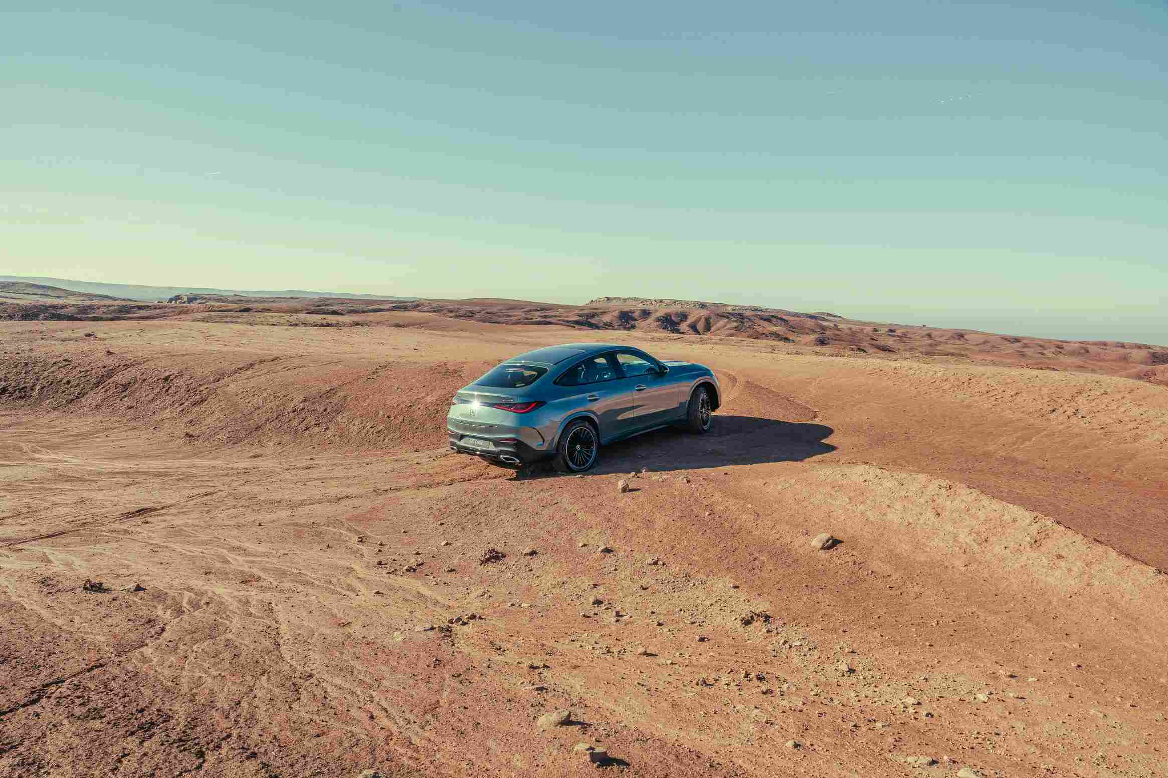 Sunset pass in dune corridor